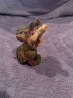Vintage Henning Style Carved By Hand In Norway Wood Elf Troll Figurine Folk Art