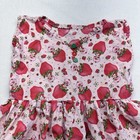 Strawberry Shortcake Vintage Handmade Dress Size M 8  1980s Pink Cotton