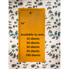 Pure Ukrainian Beeswax Sheets 16x8 For Candle Making    choose 10  20  30  50  100