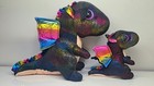 Ty Beanie Boo Babies Black Dragon Anora Plush 9  Stuffed   Mini Dragon Plush 6 