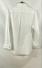 Armani Collezioni Men s White Pleated Tuxedo Shirt French Cuffs Cotton Size 40