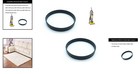 Eureka Style U Vacuum Replacement Belts - Durable Rubber  Fits 61120a   G Models