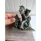 Myth Magic Tudor Mint Pewter Wizard With Unicorn Figurine 3154 The Magical World
