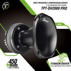  2  Timpano Tpt-dh2000 Pro 450w 8 Ohm 2  Exit Aluminum Horn   Titanium Driver