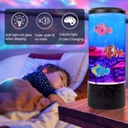 Bubble Fish Lamp Ocean Sensory  8 Color Changing Led Fish Night Light  Mini F   