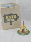 Vintage 1994 Lefton Roadside Delites  the Tepee  Souvenir Shop Figurine W  Box