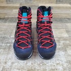Salewa Mtn Trainer Lite Mid Gtx Womens Boots Sz 10 Premium Navy Fog Hiking Boots