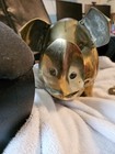 Large Brass Pig Bank Vintage