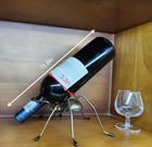 Spider Design Wine Rack Freestanding Table Top Wine Rack Metal Wine Holder For 