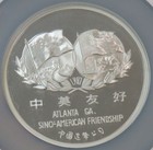 1987 Silver China 5oz Panda 96th Ana Convention Atlanta Proof Ngc Pf 69 Uc