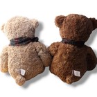 2 Gund Teddy Bears 19  Plush 42591 42592 Stuffed Animals Scarfs 
