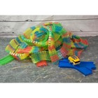 Magic Tracks Glow In The Dark Flexible Race Track Set With Led Car And Y-track