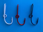 Red-white-blue Hooks -- Eagle Claw Fish Hook Hat Pin Money Clip - Set Of 3  