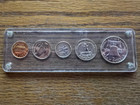 1959 - Us Mint Proof Set - 90  Silver - Plastic Holder - 5 Coins