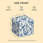 Tissue Box Cover Square vintage Floral And Blue Bird Tissue Box Holder Waterp   