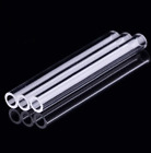  10 Pack  4  Inch Clear Pyrex Glass Blowing Tube 12mm Od 8mm Id 2mm Thick Wall