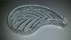Waterford Crystal Leaf Paisley Vanity Tray Dish Candle Holder hallmarked