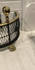 Fine Virginia Metalcrafters Williamsburg  Serpentine Wire brass Fireplace Fender