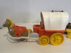1974 Hasbro Weebles Wobbles West Ranch Playset Toy Lot Figures Wagon Tables