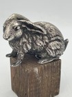 Beautiful Figure Silver 800 Hallmarked Germany Rabbit Vessel Container