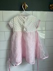 Vintage Rose Cottage Pink And Lace Toddler Girls Dress Size 3t