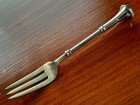 Coin Silver James Bingham Seal Top Pastry Fork  Mono