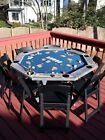 Custom Poker Table - Seats 8   Built-to-order