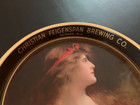 Christian Feigenspan Brewing Co  A  Asti Art Vintage 13  Beer Tray Newark Nj Pon