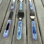 Disney Frozen 6 Piece Cutlery Set Metal Reusable 2 Sets Kids Utensils Stainless