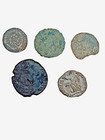  lot Of 5  Imperial Roman Identified Emperors Coins-details In Description