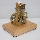 Enginediy Retro Vertical Single Cylinder Steam Engine Model Mechanical Toy