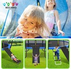 Universal Trampoline Slide   Ladder Combo - Weatherproof  Easy Silver 