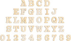 1 2 Inch 342 Pieces Small Wooden Letters And Numbers Crafts Unfinished Wood