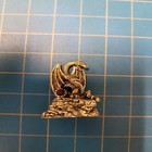 Pewter Look Miniatures Lot Dragon Wizard Castle Unicorn Pegasus Angel Figures