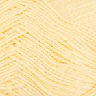Jubileeyarn Cotton Select Yarn - 50g skein Sport Weight - Light Yellow - 4 Sk   