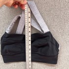 Lululemon Energy Bra Womens Size 8 Black Gray Criss Cross Straps