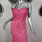 Nwt  410 morrell Maxie sz 10 pink Embroidered Lace Sequin Prom Evening Dress