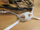 Gold Chrome Cascade S Medium Helmet Premier Lacrosse League Pll  used 