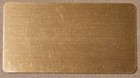 Vintage Risque Novelty Woman Engravable Metal Gold Tone Social Security Card