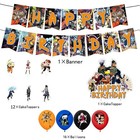 Anime Naruto Shippuden Theme Birthday Party Supplies birthday Party Decorate Set