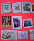 438  Over 50 Worldwide Stamps On Paper Stamps From Huge Stamp Collection Lot