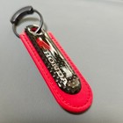  Premium Honda Carbon Fiber Leather Keychain Motorcycle Luxury Key Ring Gift