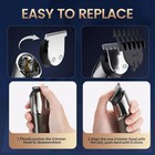 Wahl Usa Stainless Steel Lithium Ion 2 0  Beard Trimmer For Men  Electric Shaver