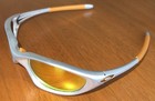 Rare   Genuine Vintage Oakley Twenty Xx Fmj Frame Fire Iridium Lens Orange Icons