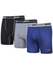 Penn Mens Performance Boxer Briefs - 3 Pack Tag Free Breathable Underwear