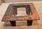 Rare Cast Iron Base Statue  Plant Stand  Lamp Clock Collectible Antique Part L6