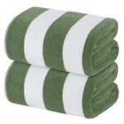 Towels Luxury Bath Sheet Cabana Extra Large 35x70 Inch 2 Pack   Highly Absorbent