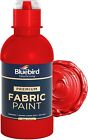Vermilion Red Fabric Paint - 8 5oz  Permanent For Clothes   Upholstery