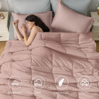 Twin Comforter Set  Ultra-soft Bed In A Bag Twin Size 5 Pieces  Oeko-tex Certifi