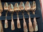 Luxury European Duchess Gold Flatware By Wallace 65 Pieces Golden Silverware